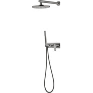 Душевая система для душа Boheme Spectre 454-GM (со скрытой частью) gun metal, Цвет производителя: gun metal фото 