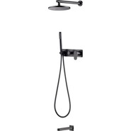 Душевая система для ванны Boheme Spectre 454-2-GM (со скрытой частью) gun metal, Цвет производителя: gun metal фото 