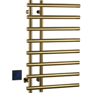 Полотенцесушитель электрический Boheme Venturo П8 100x800 мм 722-MG, matt gold, Цвет производителя: matt gold фото 