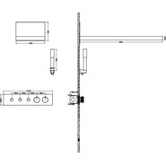 Душевая система для душа с термостатом Boheme Fusion 131-B (со скрытой частью) чёрный матовый, Цвет производителя: чёрный матовый фото 2