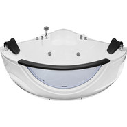 Ванна акриловая угловая Loranto 155х155х75 см , с гидромассажем, для двух персон (CS-831N) фото 