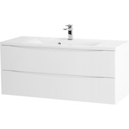 Тумба подвесная с раковиной BelBagno MARINO-1200-2C-SO-BO-P 120 см, Bianco Opaco фото 2