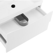 Тумба подвесная с раковиной BelBagno MARINO-800-2C-SO-BL-P 80 см, Bianco Lucido фото 6