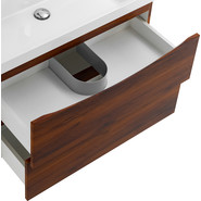 Тумба подвесная с раковиной BelBagno MARINO-800-2C-SO-RC-P 80 см, Rovere Ciliegio фото 6