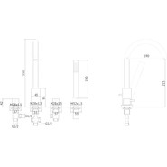 Смеситель для ванны Abber Wasser Kreis AF8113B, чёрный матовый, Цвет производителя: чёрный матовый фото 3