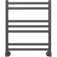 Полотенцесушитель водяной Aquatek Оберон П7 500х600 мм AQ RO0760BL, чёрный муар фото 