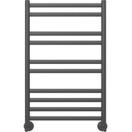 Полотенцесушитель водяной Aquatek Оберон П10 500х800 мм AQ RO1080BL, чёрный муар фото 