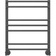 Полотенцесушитель водяной Aquatek Пандора П7 500х600 мм AQ RRС0760BL, чёрный муар фото 