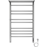 Полотенцесушитель электрический Aquatek Альфа с полкой П10 500х900 мм AQ EL RRP1090CH фото 