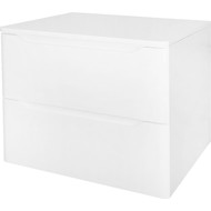 Тумба подвесная со столешницей Azario Lotos 60/2 см CS00084142, белый фото 