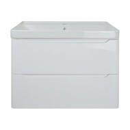 Тумба подвесная с раковиной Azario Lotos 70/2 см CS00083930, белый фото 