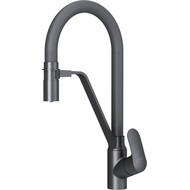 Смеситель для кухни AM.PM Like F8007822 для питьевой воды и гибким изливом, чёрный, Цвет производителя: чёрный фото 