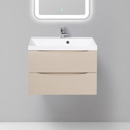 Тумба подвесная с раковиной BelBagno MARINO-700-2C-SO-CO-P 70 см, Crema Opaco фото 