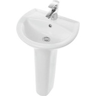 Раковина подвесная Sanita Аттика 55 см WB.PD/Attica/55-C/WHT.G/S1 фото 