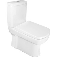 Унитаз-компакт безободковый  Kale BASICS с крышкой микролифт фото 