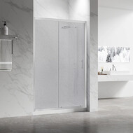 Душевая дверь Veconi 150 см VN55-150-02-C8, хром/матовое фото 