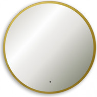 Зеркало Abber Mond 100 см AG6204SCGL-1.0, золото фото 