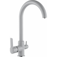 Смеситель для кухни Diadonna D99-446107WG, светло-серый, Цвет производителя: светло-серый фото 