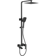 Душевая стойка Gerhans K19114B, чёрный фото 