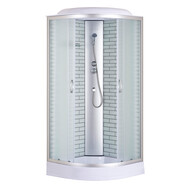 Душевая кабина Loranto 90x90 см CS-6690-13FW 90, хром/матовое фото 