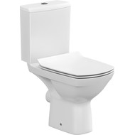 Унитаз-компакт Cersanit Carina СLEAN ON 011 3/5 с крышкой микролифт фото 