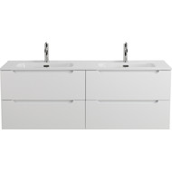 Тумба подвесная с раковиной BelBagno ETNA-1200-4C-SO-2-BL 120 см (раковина BB1200-2-ETL) Bianco Lucido, Цвет фасада: Bianco Lucido фото 