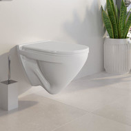 Унитаз подвесной Sanita Luxe Attica WC.WH/Attica/DM/WHT.G/S1 с крышкой микролифт фото 