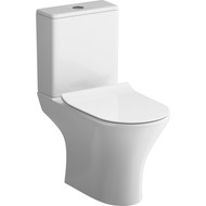 Унитаз-компакт безободковый Am.Pm Sense C748600SC с сиденьем микролифт фото 