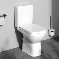 Унитаз-компакт безободковый Am.Pm Sunny 2.0 C85C8601SC с крышкой микролифт фото 