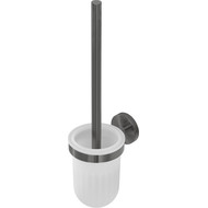 Ёршик для унитаза Cezares Relax RELAX-TBS-V-GM, цвет оружейная сталь фото 