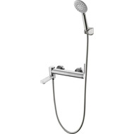 Смеситель для ванны с душевым гарнитуром BelBagno ETN-SET-VDH-IN, сатин фото 