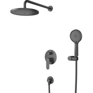 Душевая система для душа Cezares STYLUS-DSET-NOP, чёрный матовый, Цвет производителя: чёрный матовый фото 