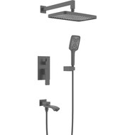 Душевая система встраиваемая Raglo R01.27.06 (со скрытой частью) чёрный фото 