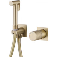 Набор для гигиенического душа Abber Rund AF8725G, золото матовый фото 