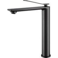 Смеситель для раковины высокий Vincea Verse VBF-2VE2GM, вороненая сталь фото 