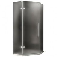 Душевое ограждение Abber Ewiges Wasser 90х90 см AG05090M, хром/матовое фото 