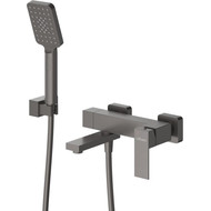 Смеситель для ванны Cezares SLIDER-VD-GM, оружейная сталь, Цвет производителя: оружейная сталь фото 