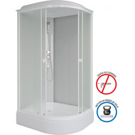 Душевая кабина Niagara Promo 100x80 см P100/80/26L/MT, белый/матовое (безсиликоновая сборка) фото 