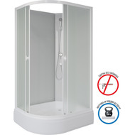 Душевая кабина Niagara Promo 90x70 см P90/70/26R/MT/BK, белый/матовое (безсиликоновая сборка) фото 