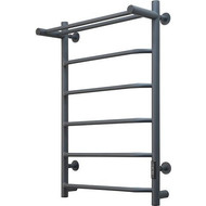 Полотенцесушитель электрический Тругор Пэк сп 6 с полкой П6 500х800 мм (возможность скрытого подключения) 00-00047110, графит фото 