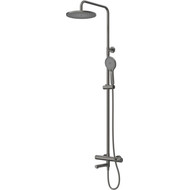 Душевая стойка Cezares RELAX-CVD-GM, оружейная сталь фото 