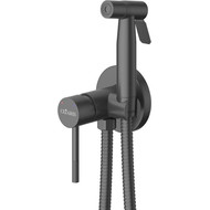 Набор для гигиенического душа Cezares RELAX-DIF-NOP (со скрытой частью), чёрный матовый, Цвет производителя: чёрный матовый фото 