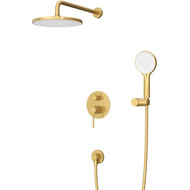 Душевая система для душа Cezares RELAX-DSET-BORO, брашированное золото, Цвет производителя: брашированное золото фото 