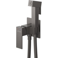 Набор для гигиенического душа Cezares SLIDER-DIF-GM (со скрытой частью), оружейная сталь, Цвет производителя: оружейная сталь фото 