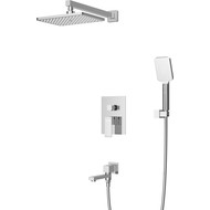 Душевая система для ванны Cezares SLIDER-VDSET-01, Цвет производителя: хром фото 