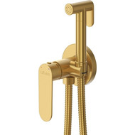 Набор для гигиенического душа Cezares STYLUS-DIF-BORO (со скрытой частью) брашированное золото, Цвет производителя: брашированное золото фото 