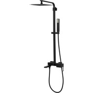 Душевая стойка BelBagno Luce LUC-VSCM-NERO, черный матовый, Цвет производителя: чёрный матовый фото 