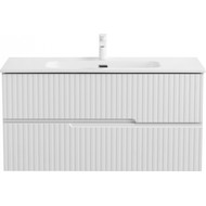 Тумба подвесная с раковиной Cezares DUET-N-1000-2C-SO-FBS-P 100 см (раковина CZR-8095-100) ясень белый софт фото 