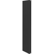 Вертикальный радиатор Royal Thermo Shift Q30 C2180 270x1800 мм (6 секций) чёрный фото 