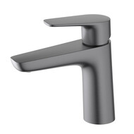 Смеситель для раковины Aquatek Бетта AQ1110BGM, чёрный хром шлифованный, Цвет производителя: оружейная сталь фото 